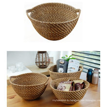 (BC-R1010) Pure Manual Craft Natural Rattan Basket